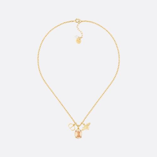  DIOR迪奧 22年秋冬 女士 項鏈 Collier Petit CD N1714PTCCY_D01L