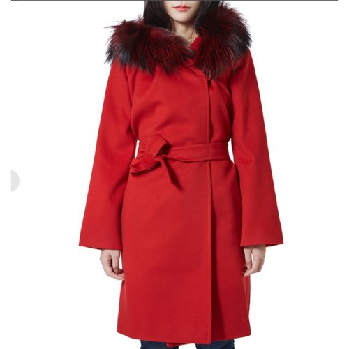  MaxMara/麥絲瑪拉 女士黑色羊毛大衣 60161319-600-013 PLFSX