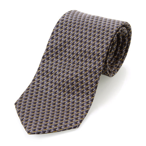 PRADA/普拉達(dá) 印花桑蠶絲男士領(lǐng)帶 UCR77 1LUS F0170