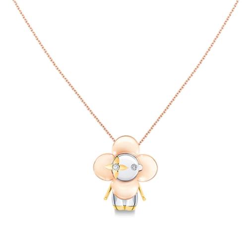  LV路易威登 22年秋冬 女士 項(xiàng)鏈 VIVIENNE 1*w*8K金鉆石項(xiàng)鏈 Q93800 預(yù)定商品2-8周發(fā)貨