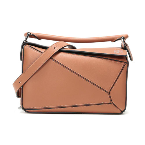 LOEWE/羅意威 女士Puzzle系列牛皮Small手提單肩斜挎包 322 30 S21
