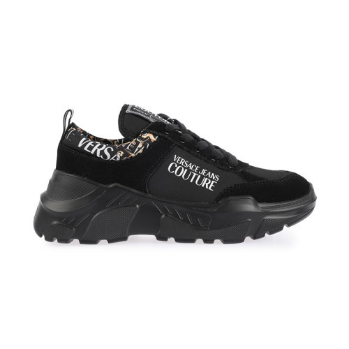 VERSACE/范思哲男士休閑運(yùn)動(dòng)鞋約會(huì)男士老爹鞋黑色簡約潮流