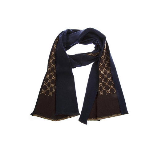 GUCCI/古馳  男士經(jīng)典 混色 雙面羊毛圍巾 521104 4G744 4000 HQY012345C