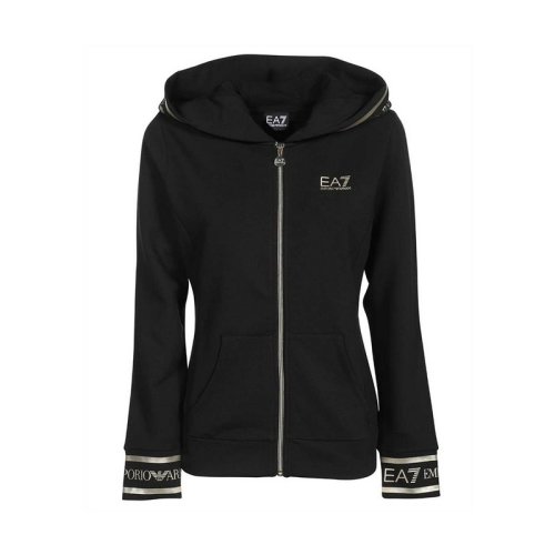  Emporio Armani/安普里奧阿瑪尼 女士黑色棉質衛(wèi)衣 6KTM09 TJAVZ 0200 PLFSX