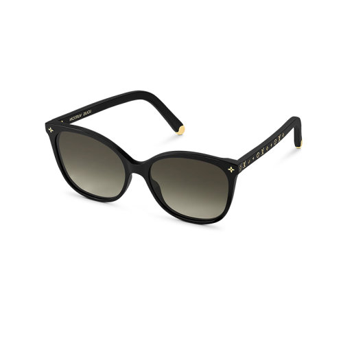 Louis Vuitton/路易威登 22年秋冬新款 MY MONOGRAM系列 女士黑色鏡片醋酸纖維鏡框輕量貓眼太陽鏡墨鏡Z1657W