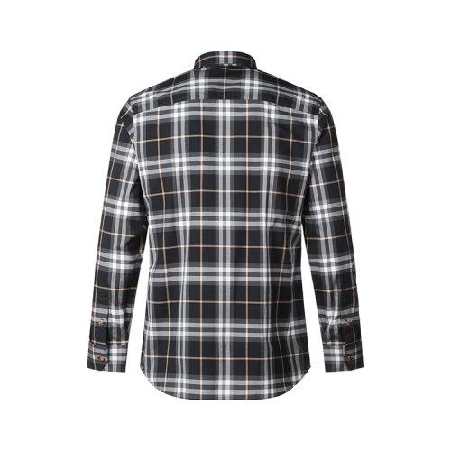 BURBERRY/博柏利【22春夏新款】男士棉質(zhì)長(zhǎng)袖襯衫格紋 80481471
