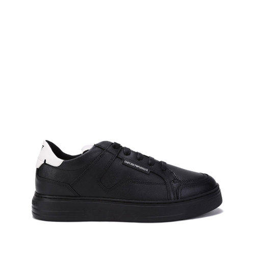 Emporio Armani/安普里奧阿瑪尼【22年新款】男士牛皮革系帶休閑運(yùn)動(dòng)鞋板鞋 X4X568 XN2