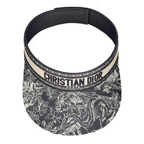 DIOR/迪奧 CHRISTIAN DIOR系列 女士 海軍藍Toile de Jouy Reverse圖案棉質(zhì)遮陽板14TJV978X130_C540