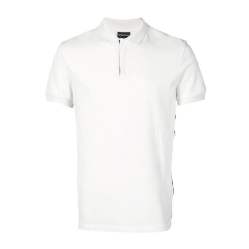  Emporio Armani/安普里奧阿瑪尼 男士米白色棉質(zhì)短袖POLO衫 3G1F61 J0SZ 0129 PLFSX