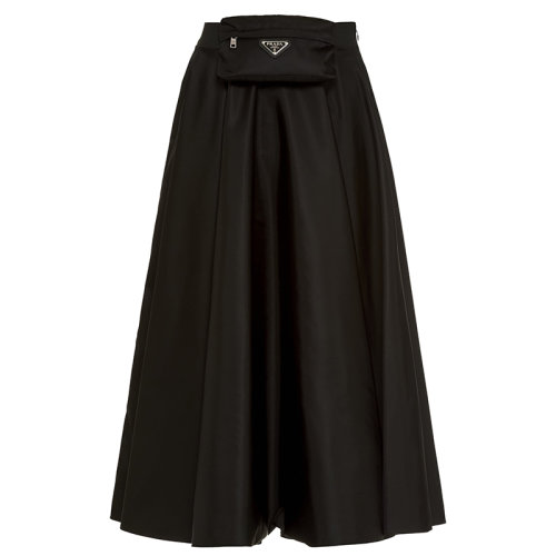 PRADA/普拉達(dá) 秋冬 女士黑色再生尼龍半身裙21H909_1WQ8_F0002_S_212