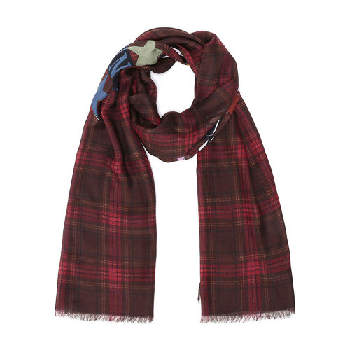 Valentino/華倫天奴 男女中性格紋混紡圍巾 NU0EC046JRM