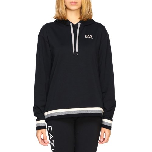  Emporio Armani/安普里奧阿瑪尼 女士黑色棉質(zhì)衛(wèi)衣 6GTM29 J31Z 1200 PLFSX