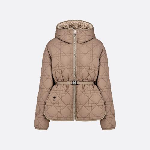  DIOR迪奧 22年秋冬 女士 大衣 Caban reversible Macrocannage 257C80A2827_X1758