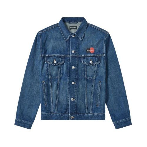  Balenciaga/巴黎世家 男士藍(lán)色時尚休閑夾克 620730 TDW14 6020 PLFSX