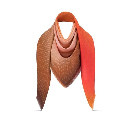  LV路易威登 22年秋冬 女士 圍巾 CHALE MONOGRAM SUNRISE M77642