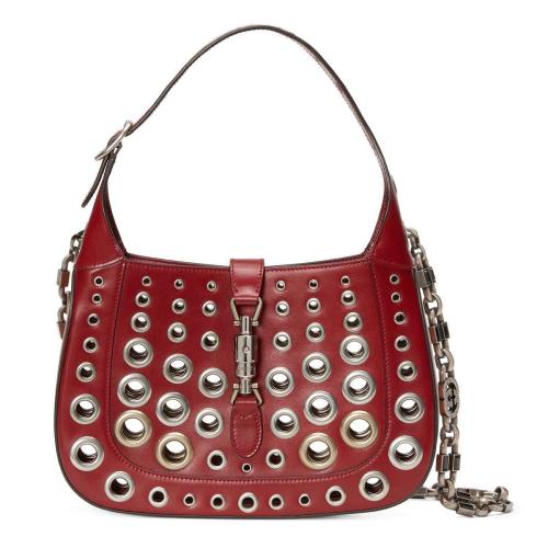  GUCCI古馳 22年秋冬 女士 Gucci HA HA HA特別系列Jackie 1961肩背包 703744 FAAW7 6199