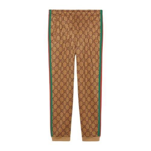 GUCCI/古馳 GG平紋針織慢跑男士休閑褲 523489 X9V35