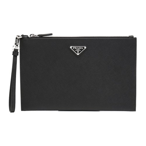 PRADA/普拉達(dá) 男士牛皮革手拿包2NH005PN9