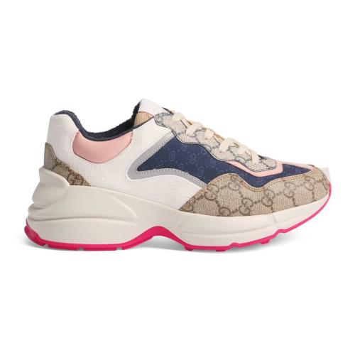  GUCCI古馳 22年秋冬 女士 Rhyton系列女士GG運(yùn)動(dòng)鞋 620185 99WF0 4371