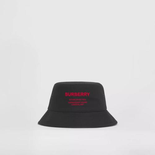  BURBERRY 22年秋冬 女士 Horseferry 裝飾棉質(zhì)漁夫帽 80534741