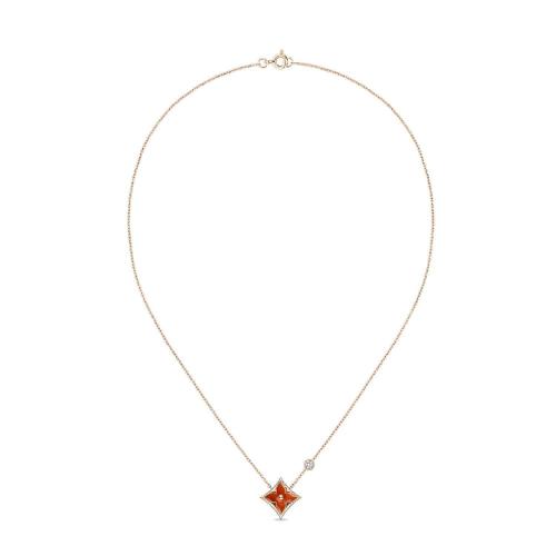  LV路易威登 22年秋冬 女士 項(xiàng)鏈 COLOR BLOSSOM BB STAR 1*w*8K 金光玉髓鉆石項(xiàng)鏈 Q93711 預(yù)定商品2-8周發(fā)貨