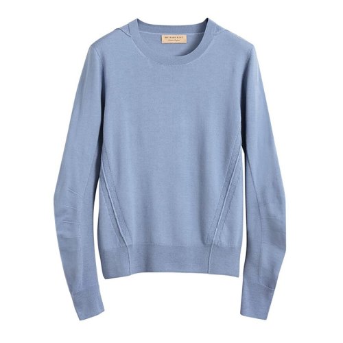  BURBERRY/博柏利 男士淺藍色棉質(zhì)針織衫/毛衣 4069979 PLFSX