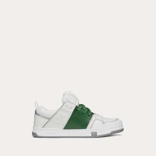  VALENTINO華倫天奴 22年秋冬 男士 休閑運動鞋 BASKETS OPEN SKATE EN CUIR DE VEAU ET TISSU