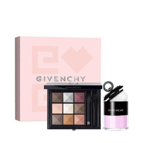 Givenchy/紀(jì)梵希高定九色眼影01號(hào)+小鈴鐺迷你散粉8.5g