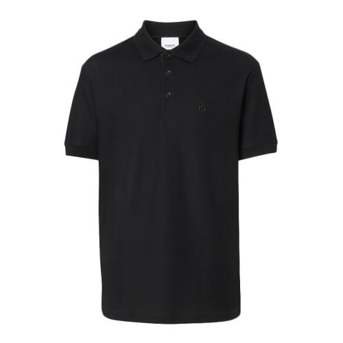BURBERRY/博柏利 專屬標識圖案珠地網眼布棉質 Polo 衫男士短POLO 80140031