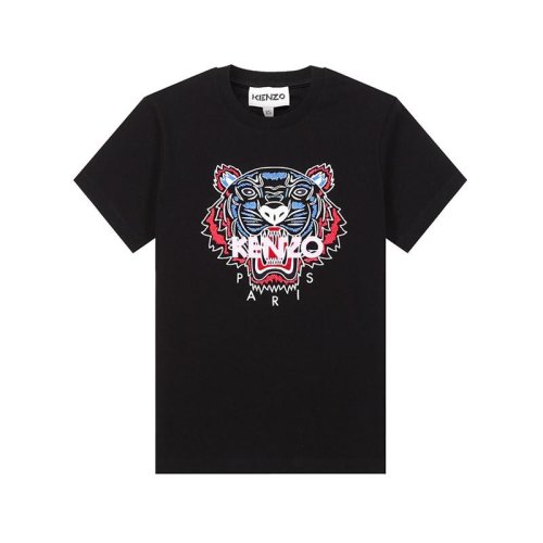  KENZO/高田賢三 女士黑色棉質短袖T恤 FC52TS9124YO 99 PLFSX