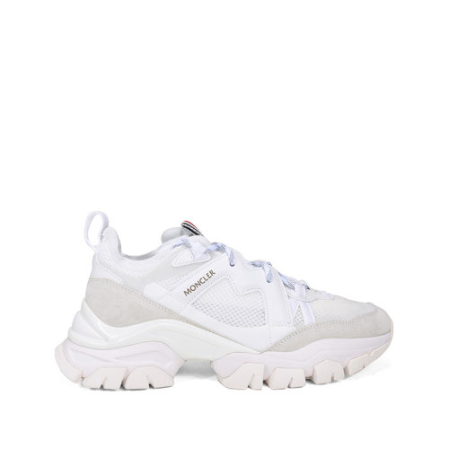Moncler/蒙克萊 男士織物配皮系帶休閑運動鞋 4M70340 02SH4