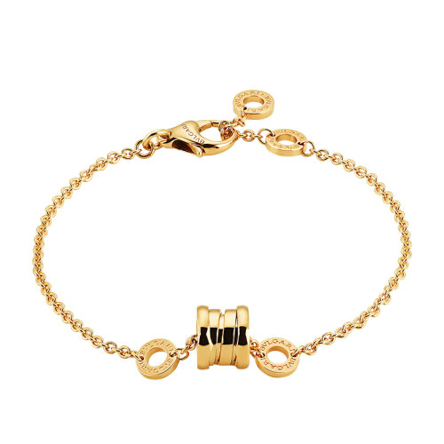 BVLGARI/寶格麗 經(jīng)典B.ZERO1系列 18K金黃金經(jīng)典彈簧手鏈