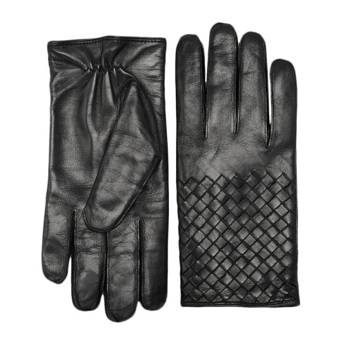 Bottega Veneta/葆蝶家 BV /葆蝶家 女士純色小羊皮手背編織裝飾手套 356650-V5100 多色可選