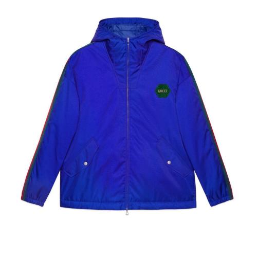  GUCCI古馳    男士 Gucci 100特別系列尼龍夾克 676502 Z8AT1 4309