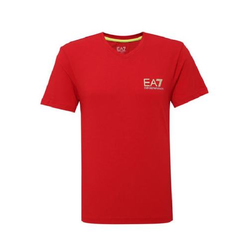  ARMANI/阿瑪尼 阿瑪尼 男士紅色棉質(zhì)短袖T恤 3ZPT15PJJ6Z01451 PLFSX