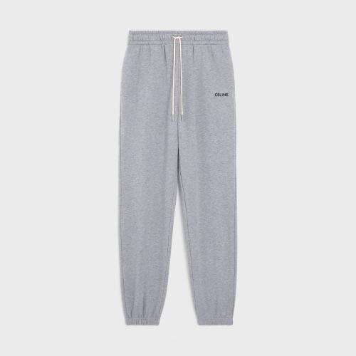  CELINE賽琳思琳 22年秋冬 男士 休閑褲 JOGGING BRODé CELINE MOLLETON COTON 2Z062670Q.09GB