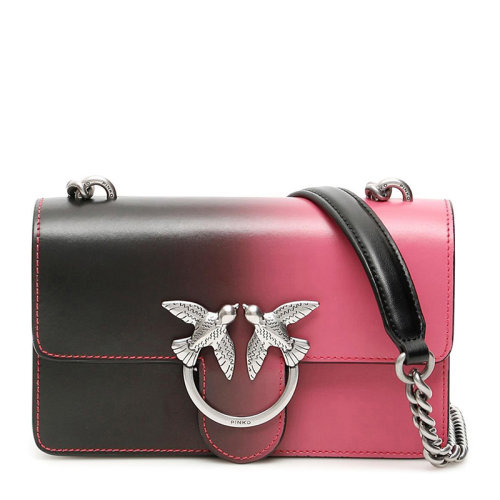Pinko/品高 Mini Love系列 女士時(shí)尚黑色Shade經(jīng)典單肩包斜挎包鏈條包燕子包女包 1P21GA-Y5UWZN1