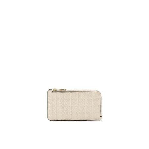 LOEWE羅意威 22年秋冬 女士 卡包 Repeat coin cardholder in embossed calfskin C499Z40X04-2 預定商品1-3周發(fā)貨