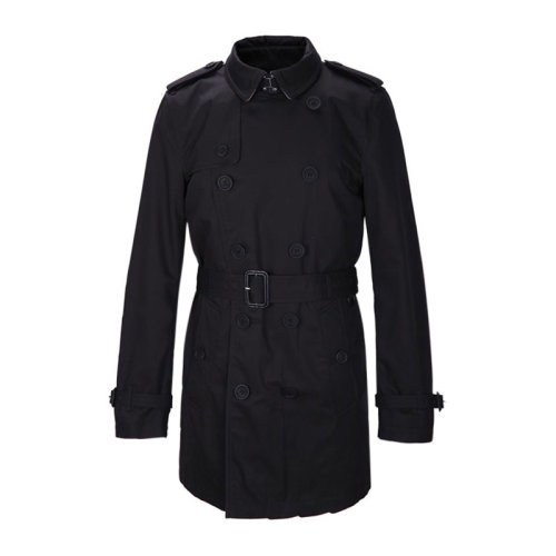 Burberry/博柏利 男士純棉單排扣中長款風(fēng)衣外套