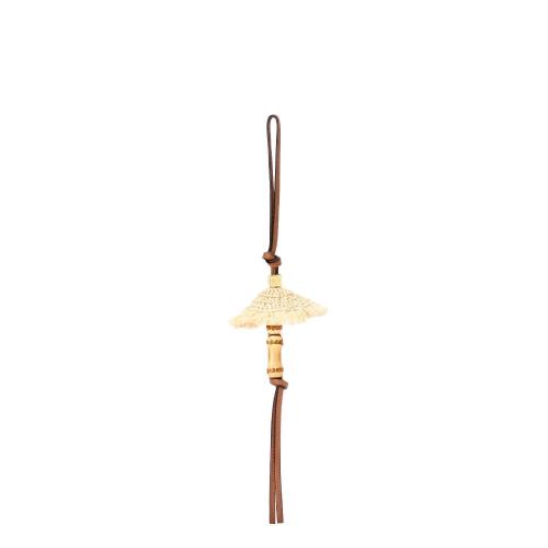  LOEWE羅意威 22年秋冬 女士 掛飾 Umbrella charm in calfskin and brass C621232XAJ-2123