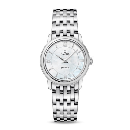 OMEGA/歐米茄 碟飛系列 典雅 精鋼 石英機芯 女士腕表 424.10.27.60.05.001