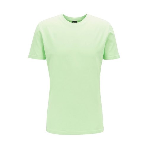 HUGO BOSS/雨果博斯  春夏 圓領 男性 百搭 簡約 綠色 男士短袖T恤 50406186 329