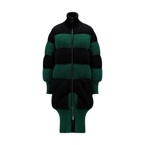  MONCLER蒙可蒙克萊 22年秋冬 女士 連衣裙 Alpaca %26 Mohair Padded Long Cardigan H20949B0000