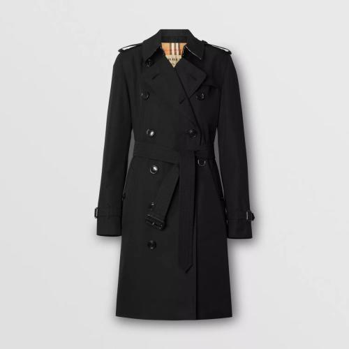  BURBERRY 22年秋冬 女士 肯辛頓版型 - 中長款 Heritage Trench 風(fēng)衣 80171541 預(yù)定商品1-3周發(fā)貨