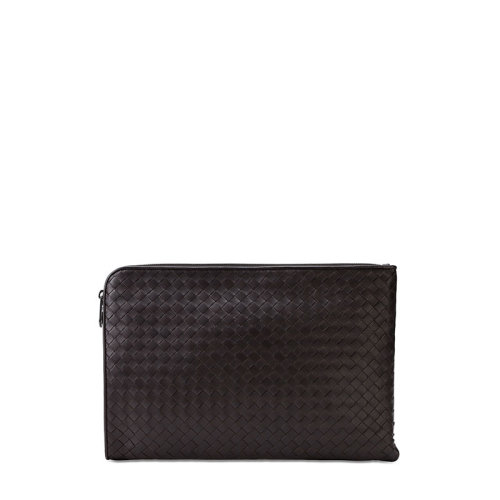 Bottega Veneta/葆蝶家  寶緹嘉男包 時尚簡約 男士棕色手拿包 224052V46512006 HKY015678