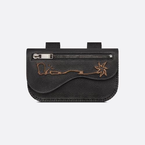  DIOR迪奧 22年秋冬 男士 手拿包 CACTUS JACK DIOR 馬鞍臂包 2ADCA390SOT_H03E