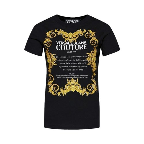  VERSACE JEANS COUTURE 女士印花棉質(zhì)短袖T恤 B2HWA7TJ 30319 899 PLFSX