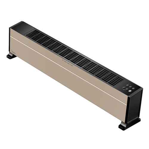 Midea/美的 踢腳線電暖器電暖氣片 智能遙控對衡式 靜音移動地暖器HDY22TH（金色款）