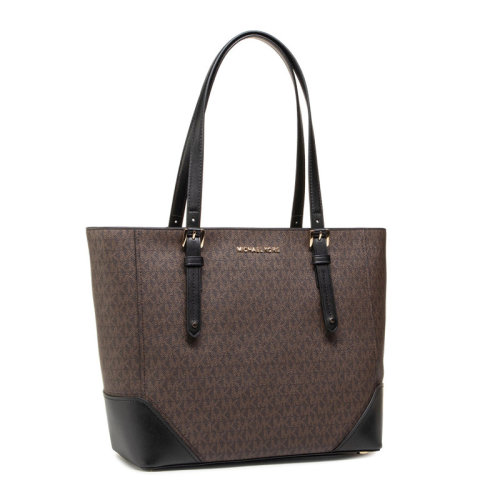 Michael Kors/邁克·科爾斯 MK 棕色老花百搭女士單肩包涂層帆布其它手提包手拎包