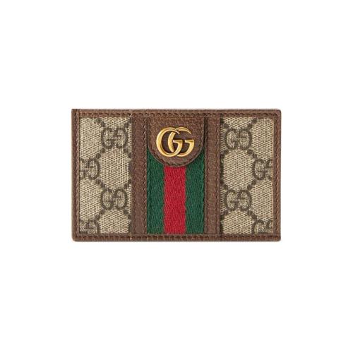  GUCCI古馳 22年秋冬 男士 Ophidia系列GG卡包 597617 96IWT 8745 預(yù)定商品2-6周發(fā)貨